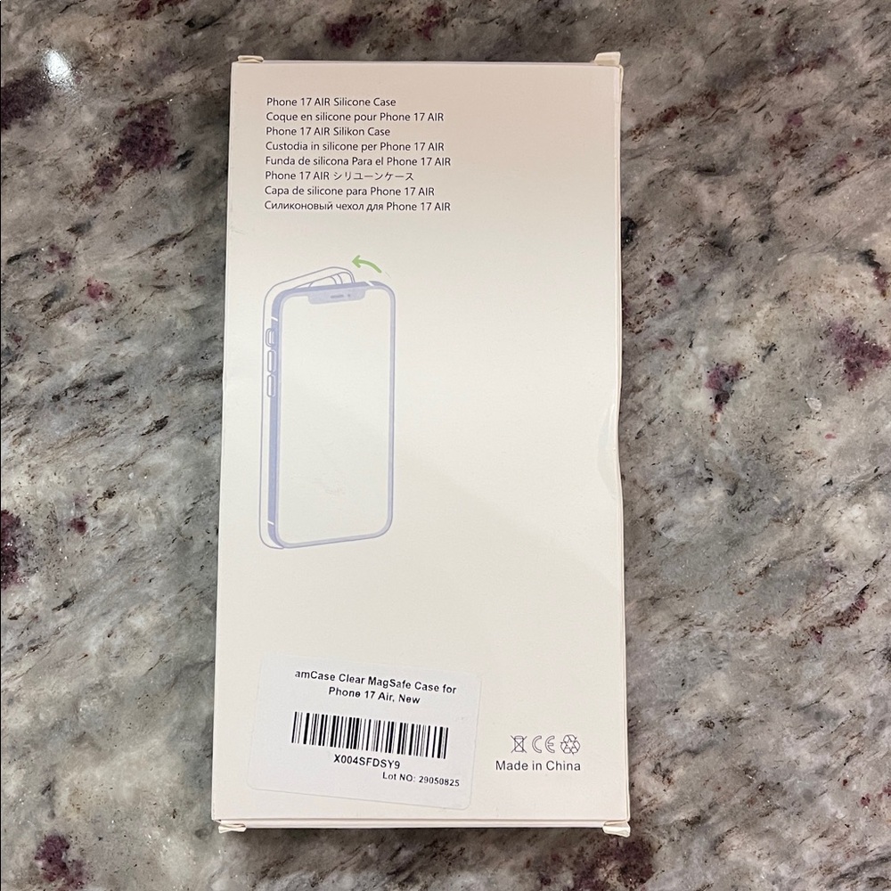 NEW As-is Clear Silicone Case for iPhone 17 Air - Picture 2 of 7